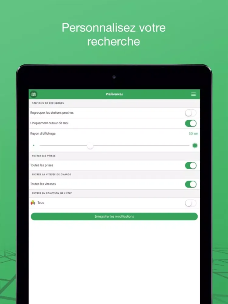 Ảnh chụp màn hình của Ecocharge77 iPad 