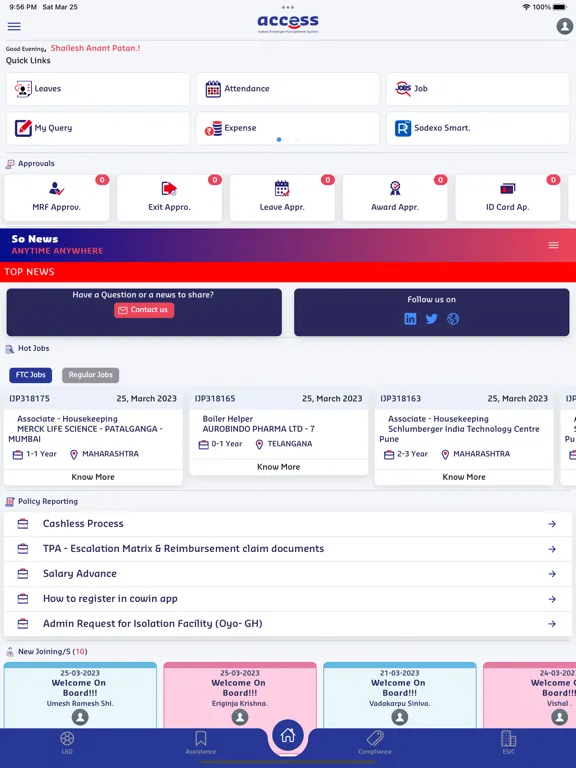 Access 3.0 iPad  Ekran Görüntüleri