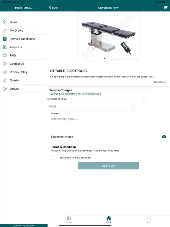 Zrzuty ekranu Sodexo HTM iPad 