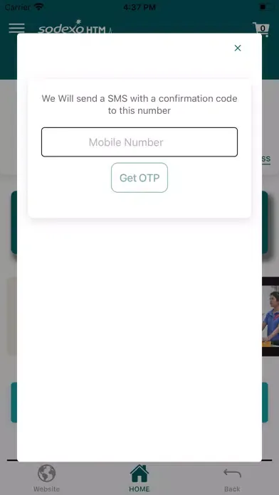 Zrzuty ekranu Sodexo HTM