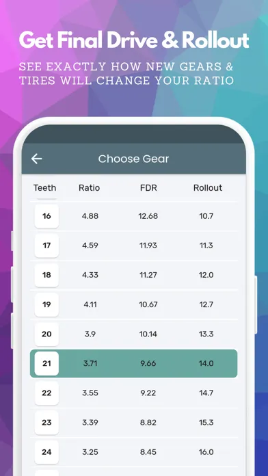 RC Gear Calculator Pro Screenshots