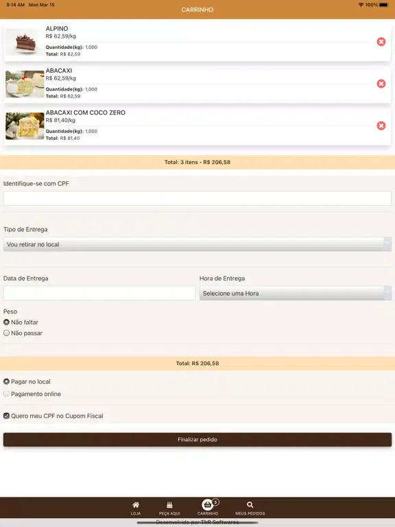 Sodiê Doces Oficial iPad  Screenshots