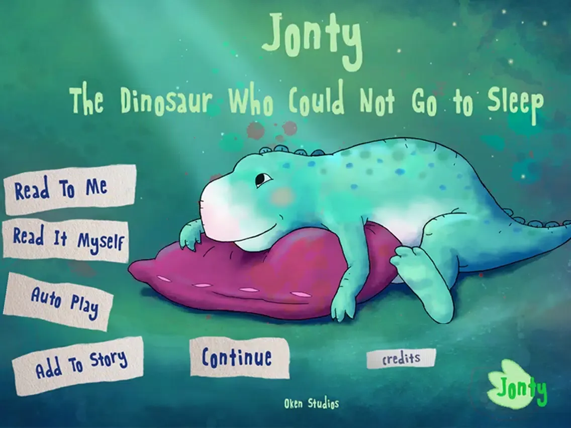تصاویر Jonty The Dinosaur's Bedtime iPad 