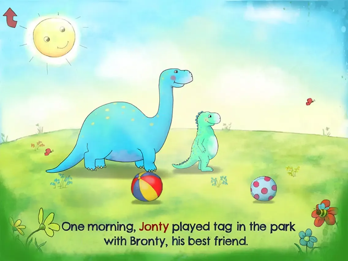 تصاویر Jonty The Dinosaur's Bedtime iPad 