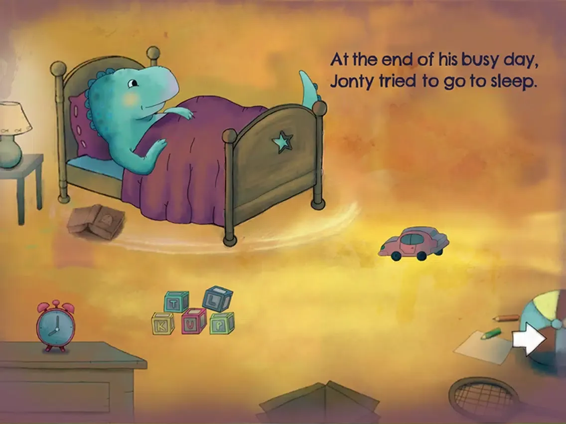 تصاویر Jonty The Dinosaur's Bedtime iPad 
