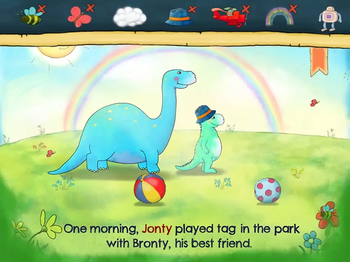 تصاویر Jonty The Dinosaur's Bedtime iPad 
