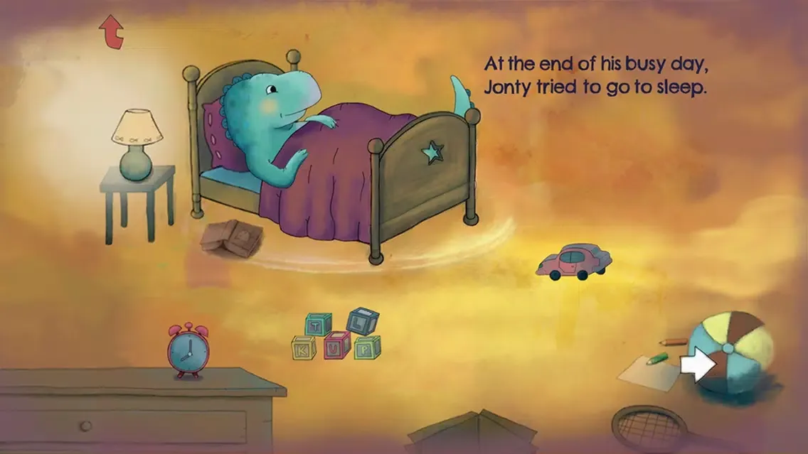 تصاویر Jonty The Dinosaur's Bedtime