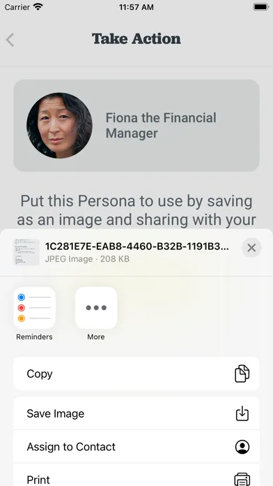 Ảnh chụp màn hình của Persona Genius