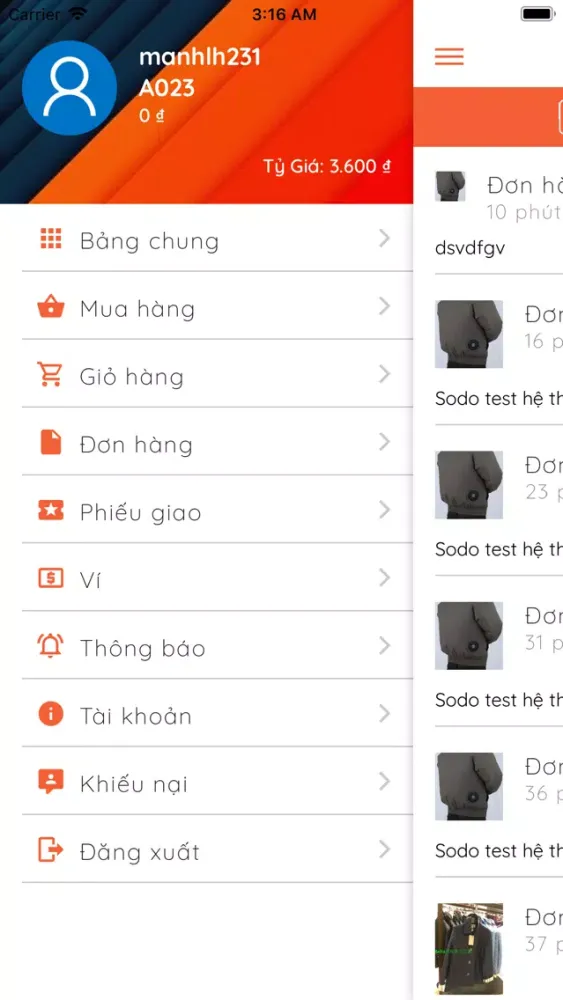 Cóc Tía ORDER Screenshots