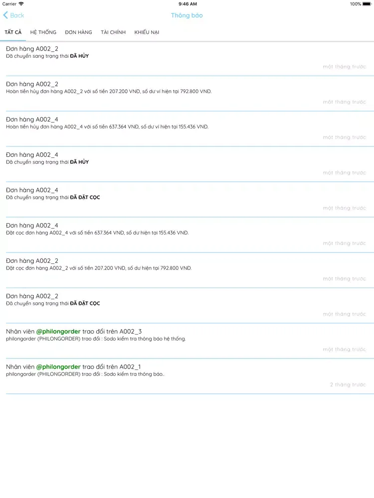 Zrzuty ekranu Phi Long Order iPad 