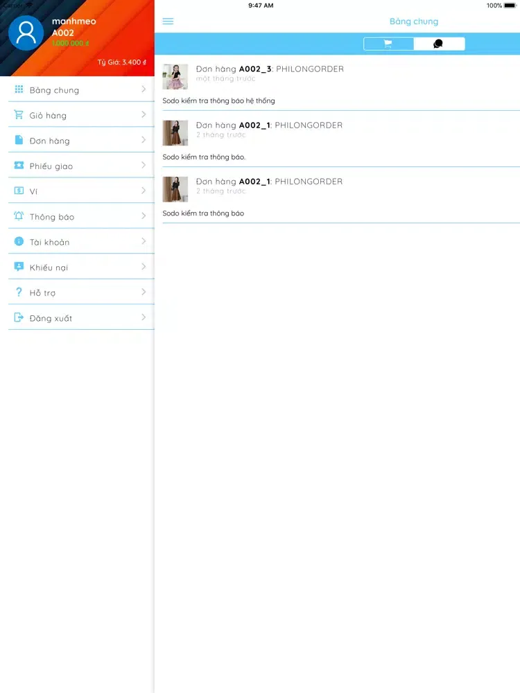 Zrzuty ekranu Phi Long Order iPad 