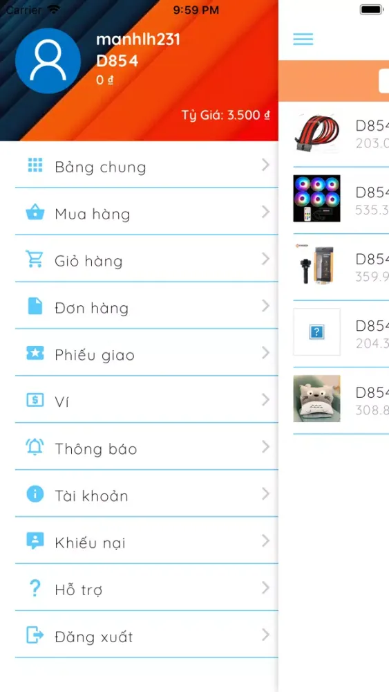 ภาพหน้าจอของ Sài Gòn Order