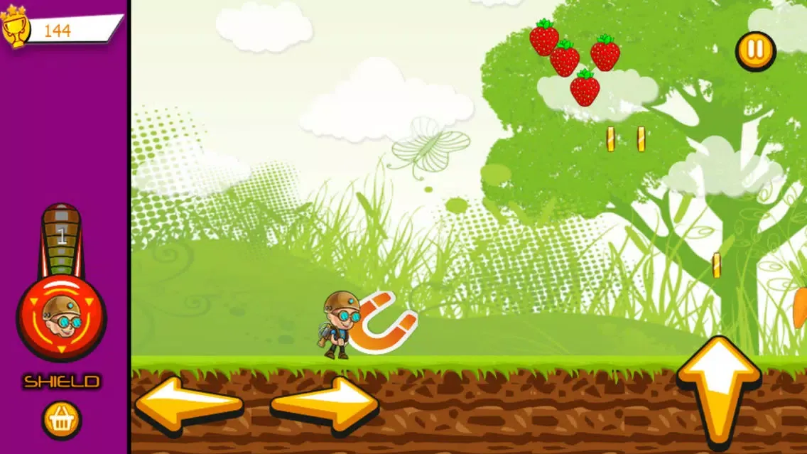 Run jump collect stars for fruit orange carrots. Ekran Görüntüleri