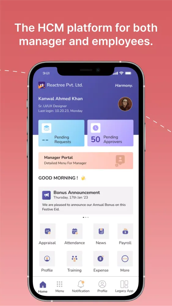 تصاویر HARMONY HCM Solution