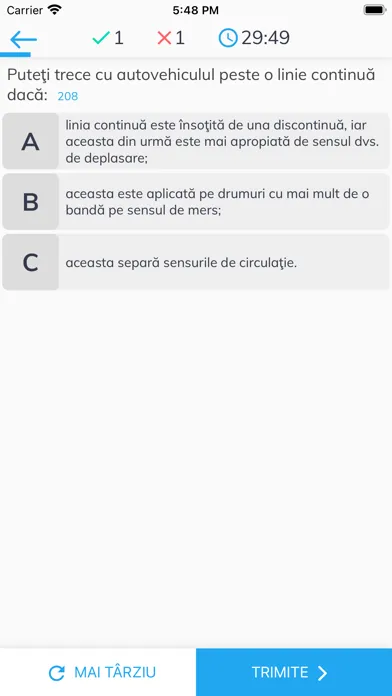 Скриншоты Chestionare auto SoferOnline