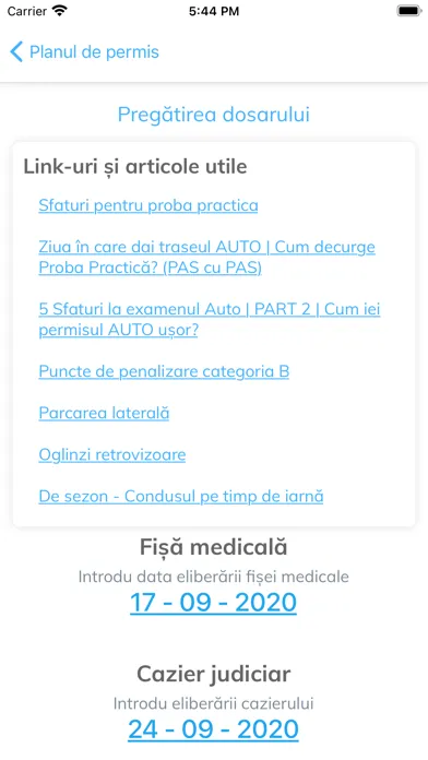 Скриншоты Chestionare auto SoferOnline