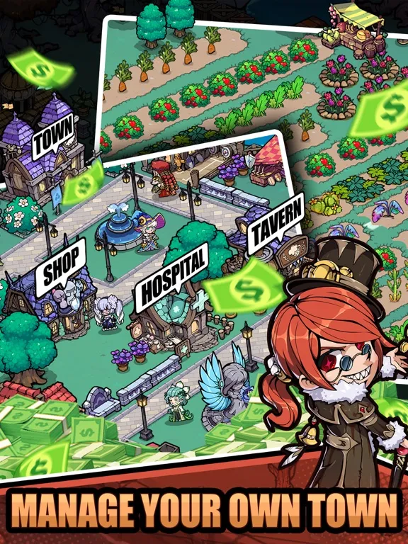 Adventure City:Idle RPG iPad Screenshots