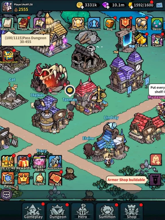 Adventure City:Idle RPG iPad Screenshots