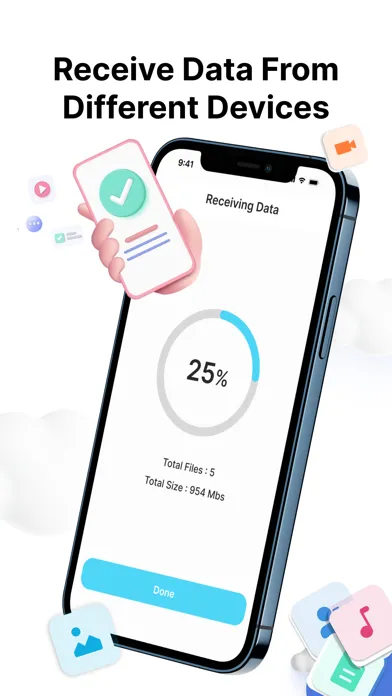 Tangkapan layar Smart Data Transfer