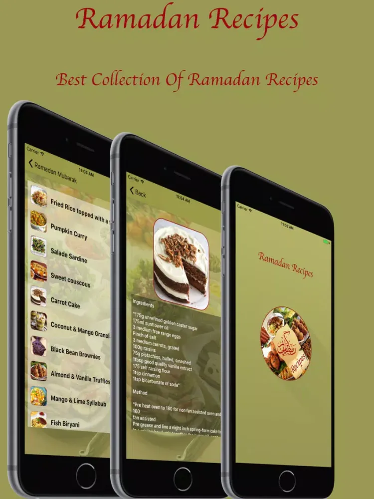Ramadan Recipe and Ramazan wallpapers iPad  স্ক্রিনশট