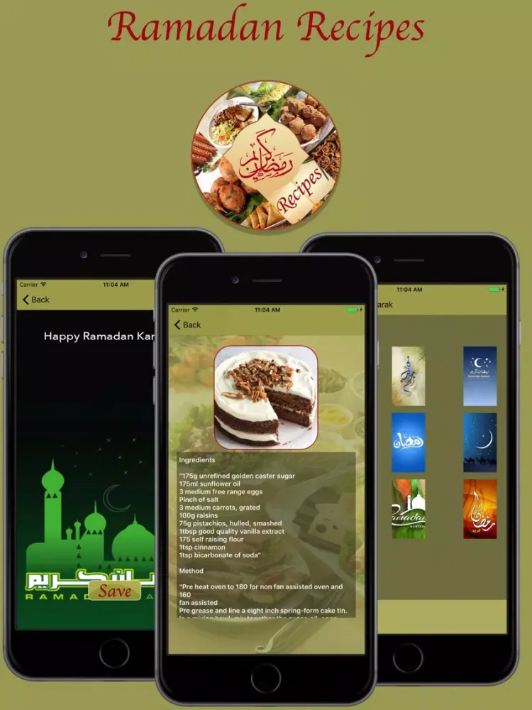 Ramadan Recipe and Ramazan wallpapers iPad  স্ক্রিনশট