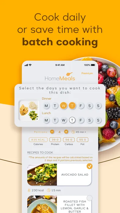 HomeMeals: Meal Planning App应用截图