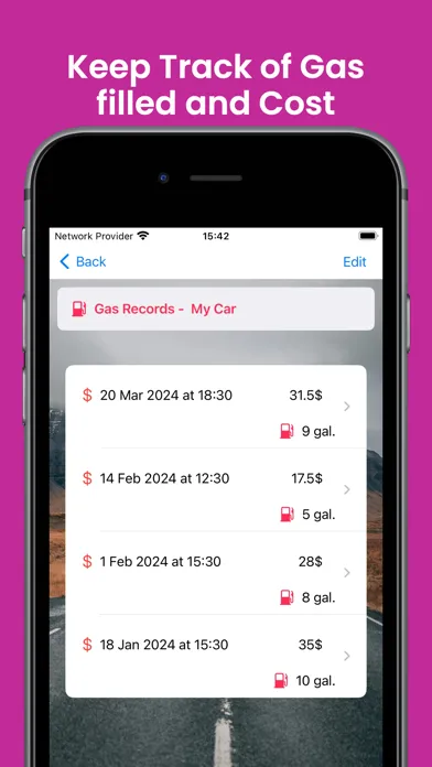 Car Log Diary Ekran Görüntüleri
