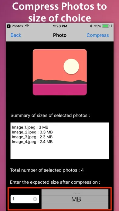 ภาพหน้าจอของ Media Compressor