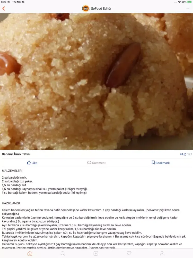 Capturas de pantalla de SoFood Nefis Yemek Tarifleri iPad 
