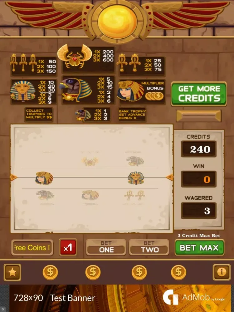 Capturas de pantalla de Egpytian Free Slots - Fun Pharaoh Vegas Luck iPad 