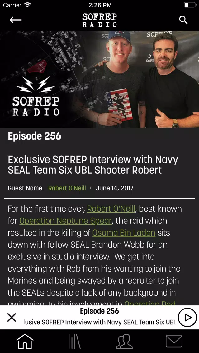 SOFREP Radio Screenshots