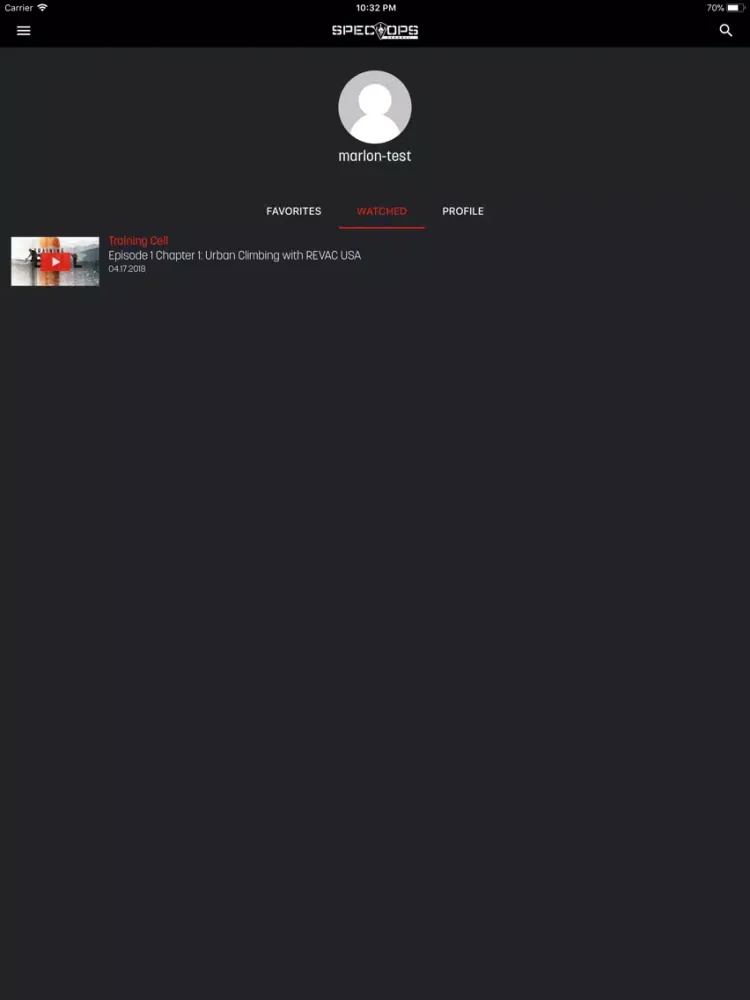 SPEC OPS Channel iPad 应用截图