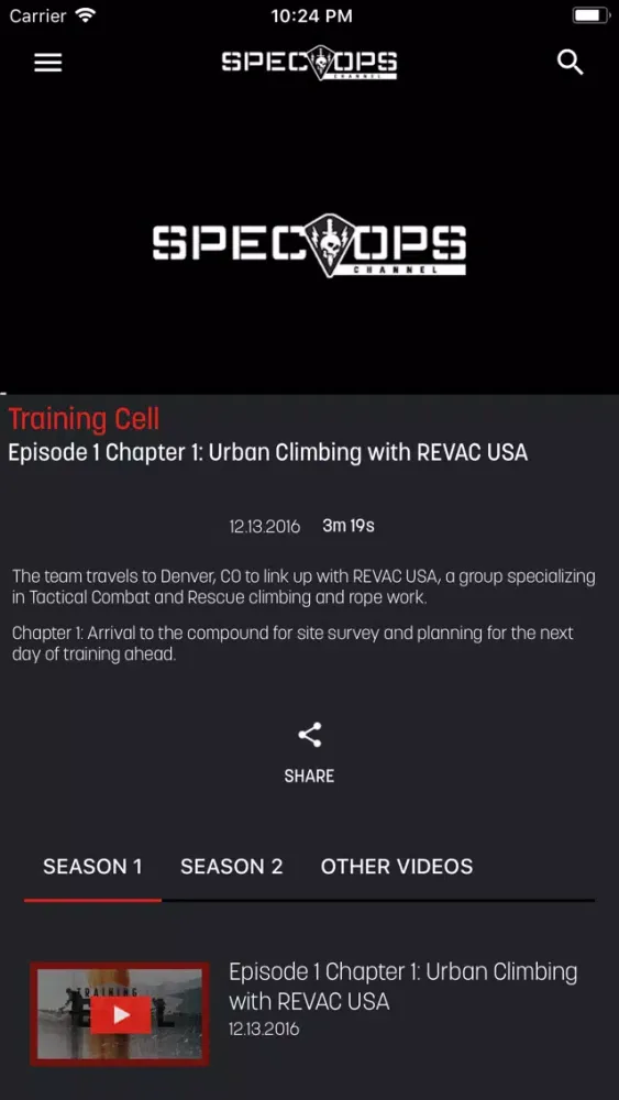 SPEC OPS Channel应用截图