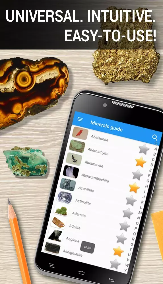 Minerals guide Ekran Görüntüleri