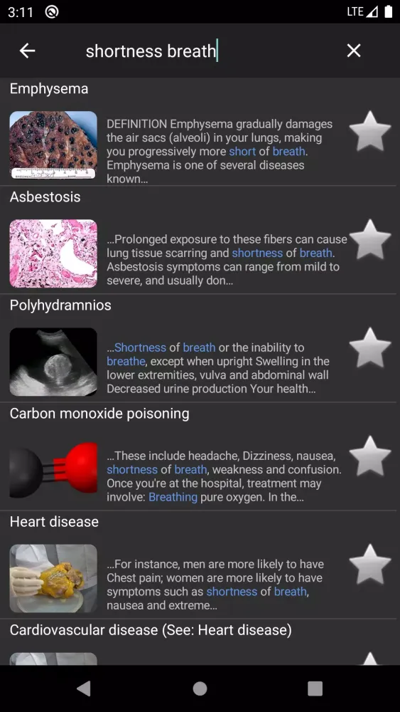 Dictionary Diseases&Disorders スクリーンショット