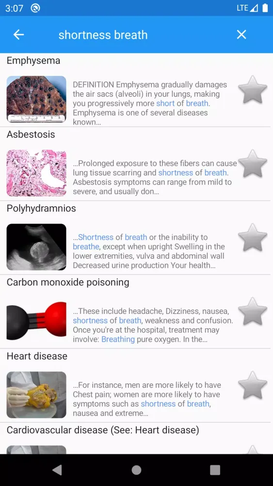 Dictionary Diseases&Disorders スクリーンショット