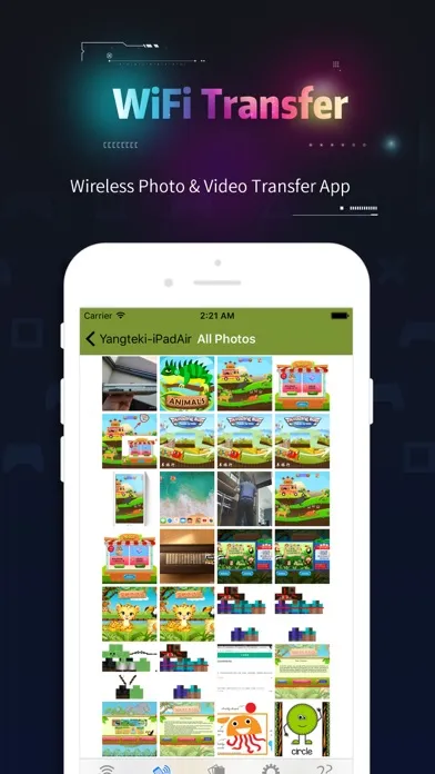 WiFi Album Wireless Transfer Screenshots