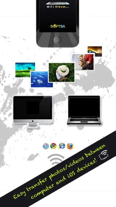 WiFi Album Wireless Transfer Screenshots