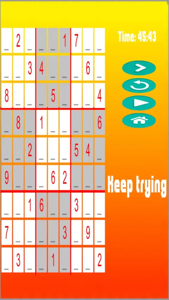 Tangkapan skrin Sudoku Fever