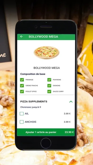 Ảnh chụp màn hình của Pizza Time France