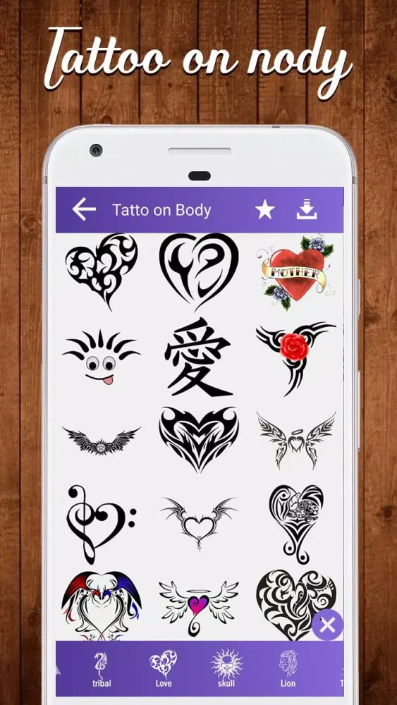 Captures d'écran de Tattoo On Body