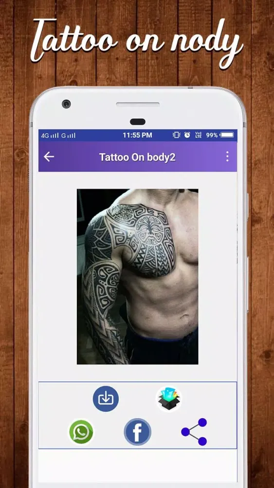 Captures d'écran de Tattoo On Body