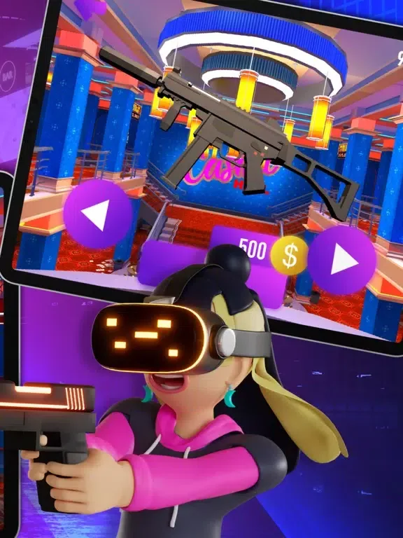 ภาพหน้าจอของ Shoot and Survive in Casino iPad 