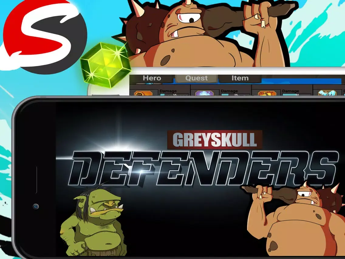 Captures d'écran de Greyskull defenders iPad 