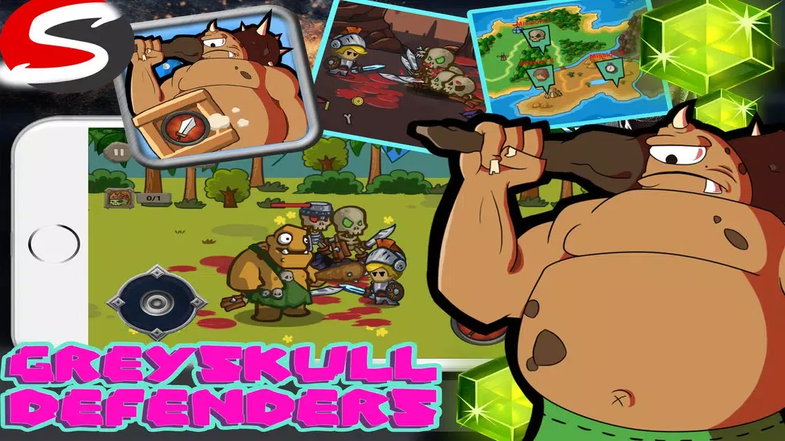 Captures d'écran de Greyskull defenders