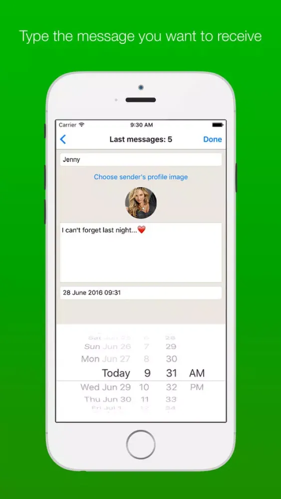 Capturas de tela do Fake SMS!