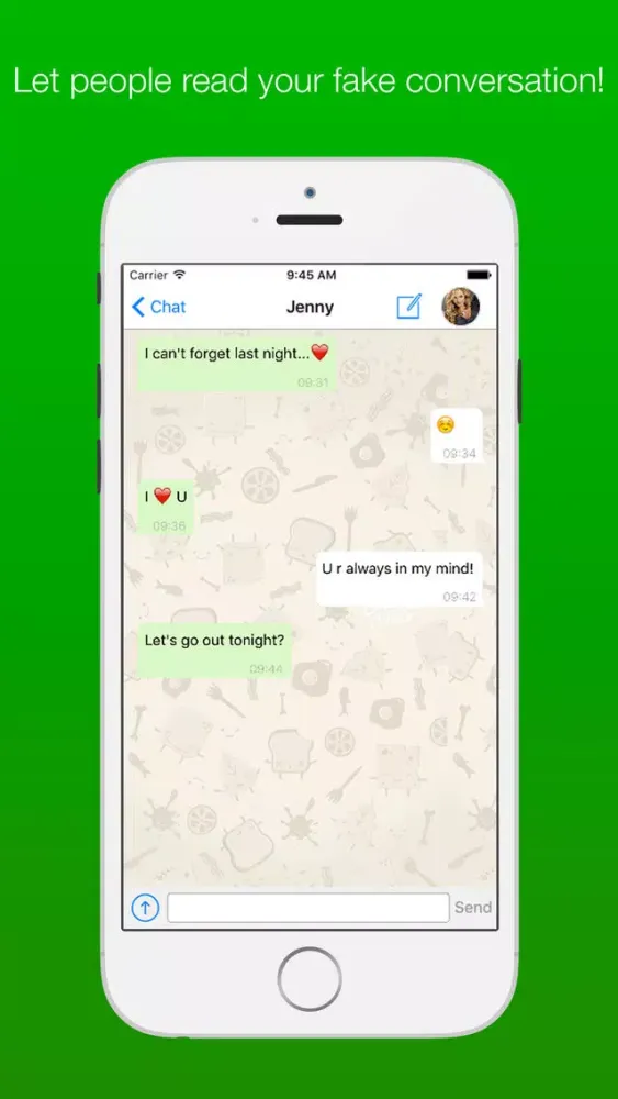 Capturas de tela do Fake SMS!