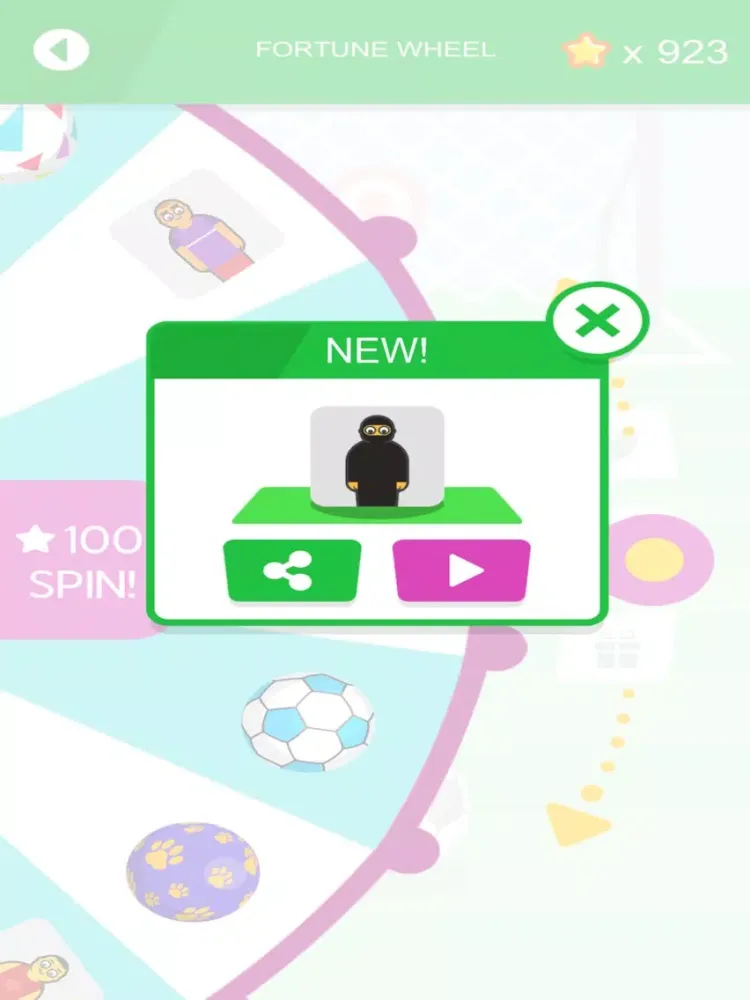 Captures d'écran de Flip soccer iPad 
