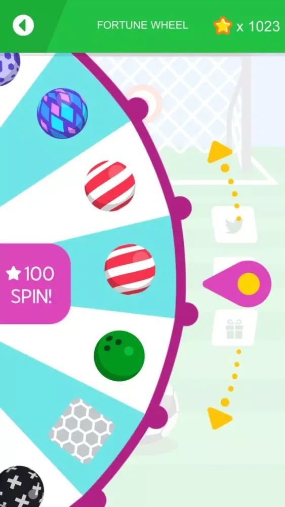 Captures d'écran de Flip soccer