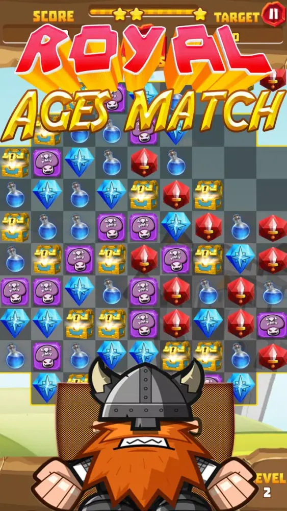 Tangkapan skrin Royal ages of match